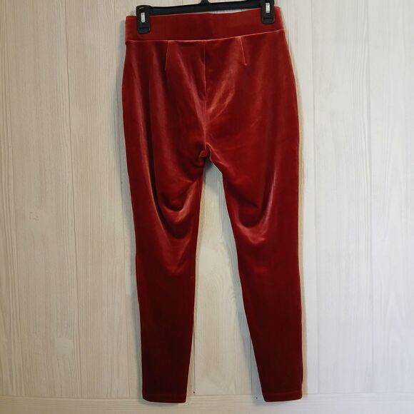 Loft Velvet Leggings Women's Size SP Skinny Leg Pants Pull On Elastic Waist - Picture 2 of 6